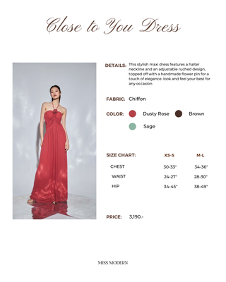 Close to you dress