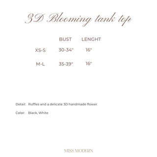 3DBlooming Tank Top