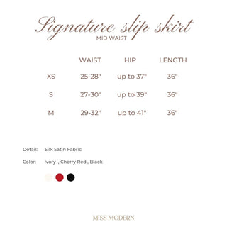 Signature Slip Skirt