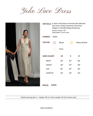 Yoko Lace Midi Dress