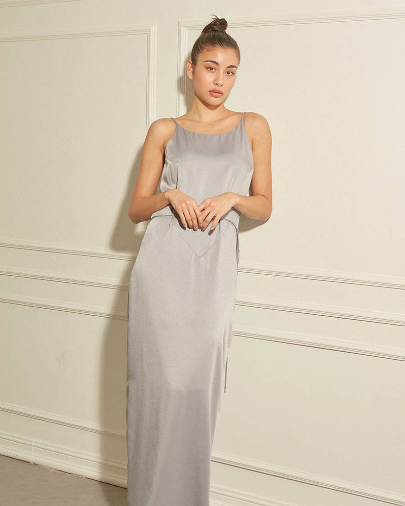 BELIEVER TWO WAY WRAP - SILVER MIST-Dress-MISS MODERN Boutique-MISS MODERN