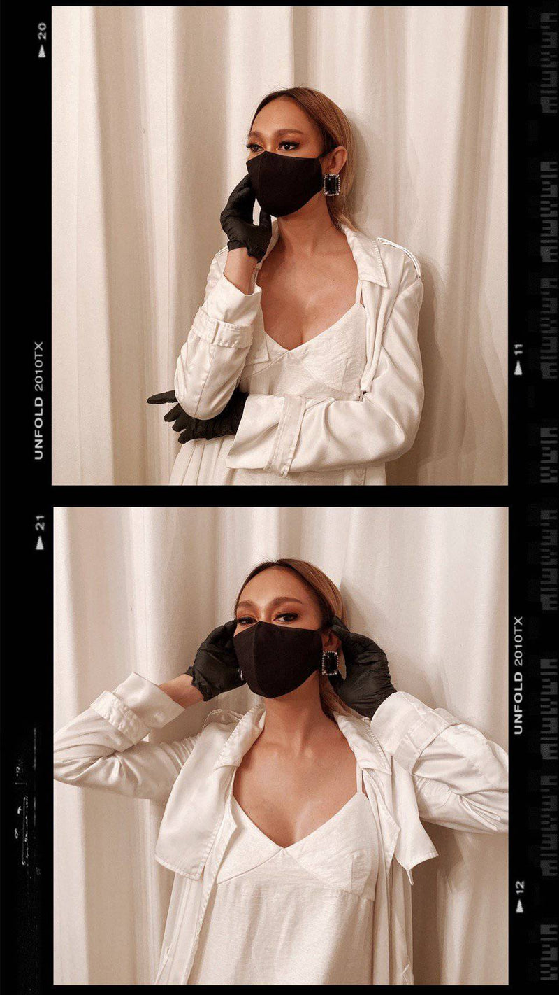 Cotton Mask - Black (3pcs)-mask-MISS MODERN-Black-MISS MODERN