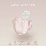 Fabric Mask - Dear Darling set (3pcs)-mask-MISS MODERN-White, Black, Rosegold-MISS MODERN
