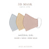 Fabric Mask - Material Girl set (3pcs)-mask-MISS MODERN-Gold , Rosegold, Silver-MISS MODERN