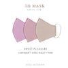 Fabric Mask - Sweet Pleasure set (3pcs)-mask-MISS MODERN-Rosegold, Lavender, Pink-MISS MODERN