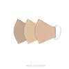 Fabric Mask - Wonder Glow set (3pcs)-mask-MISS MODERN-Gold, Bronze, Almond-MISS MODERN