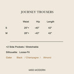 JOURNEY TROUSERS-Trousers-MISS MODERN-MISS MODERN