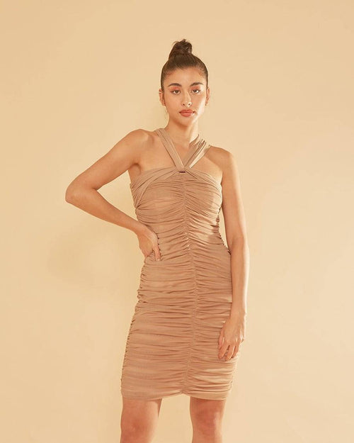 KESHA DRESS-Dress-MISS MODERN-XS-BEIGE-MISS MODERN