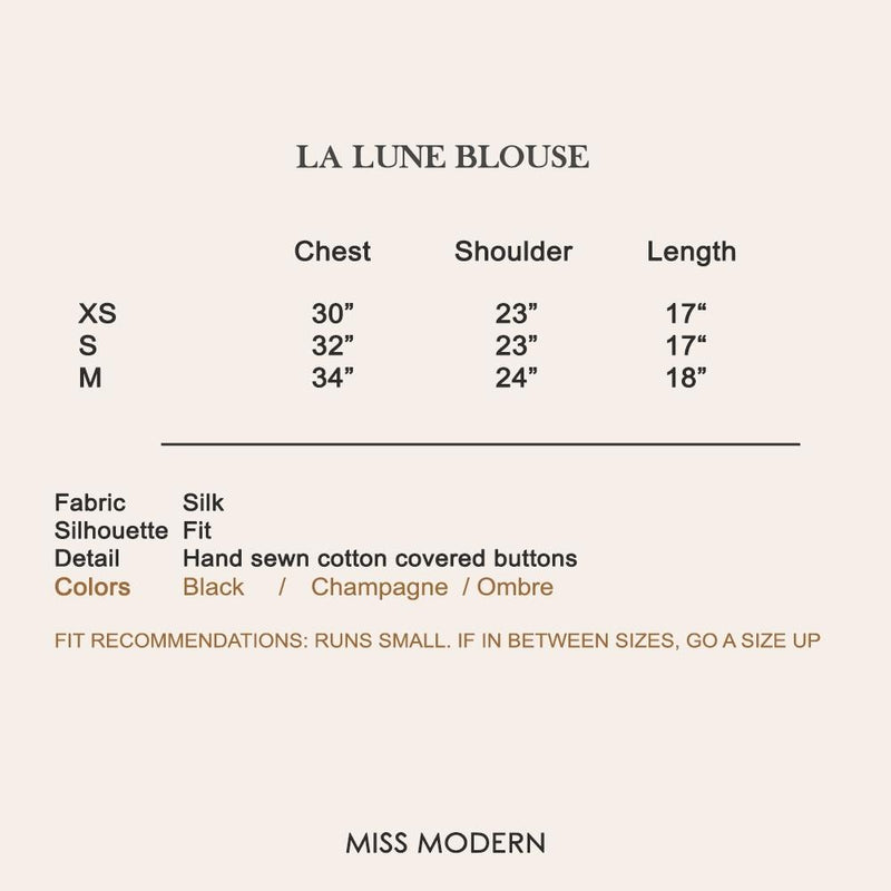 LA LUNE BLOUSE-Top-MISS MODERN-MISS MODERN