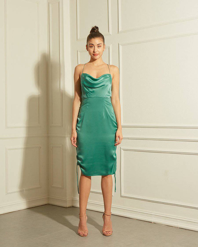 MEET ME HALF WAY - EMERALD GREEN-Dress-MISS MODERN Boutique-MISS MODERN