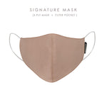Signature Silk Mask - Rose gold-mask-MISS MODERN-Mask-MISS MODERN