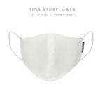 Signature Silk Mask - White | PRE-ORDER ready to ship 6 Oct-mask-MISS MODERN-Mask-MISS MODERN